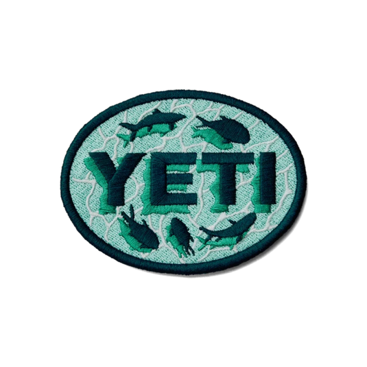 YETI COLLECTORS PATCH RIPPLES BLUE