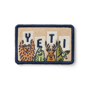 YETI COLLECTORS PATCH WILD FANS BLUE