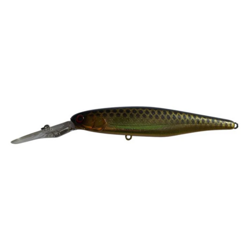 Load image into Gallery viewer, JACKALL SUPER SQUIRREL 115SP RATTLE HANK TUNE [CLR:HL SPARK GOLD &amp; BLACK]
