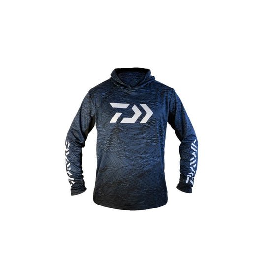 DAIWA HOODED JERSEY ST-30022E [CLR:NAVY SZ:X-LARGE]