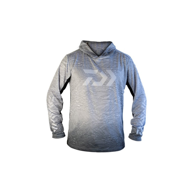 Load image into Gallery viewer, DAIWA HOODED JERSEY ST-30022E [CLR:GRAY SZ:2X-LARGE]
