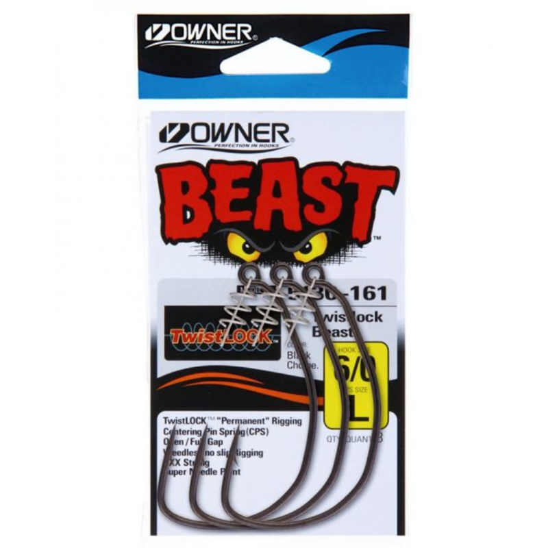 Load image into Gallery viewer, OWNER BEAST HOOK UNWEIGHTED [SZ:#4/0]
