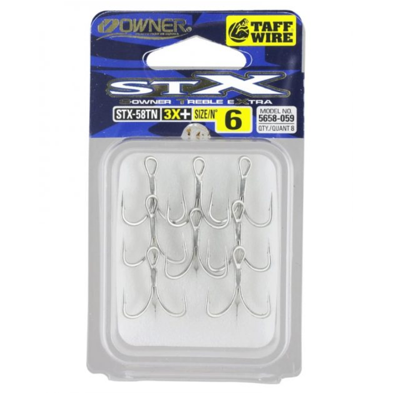 Load image into Gallery viewer, OWNER STX-58TN TREBLE HOOKS [SZ:#6]
