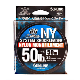 SUNLINE SYSTEM SHOCK LEADER NYLON 50M [WEIGHT:50LB]