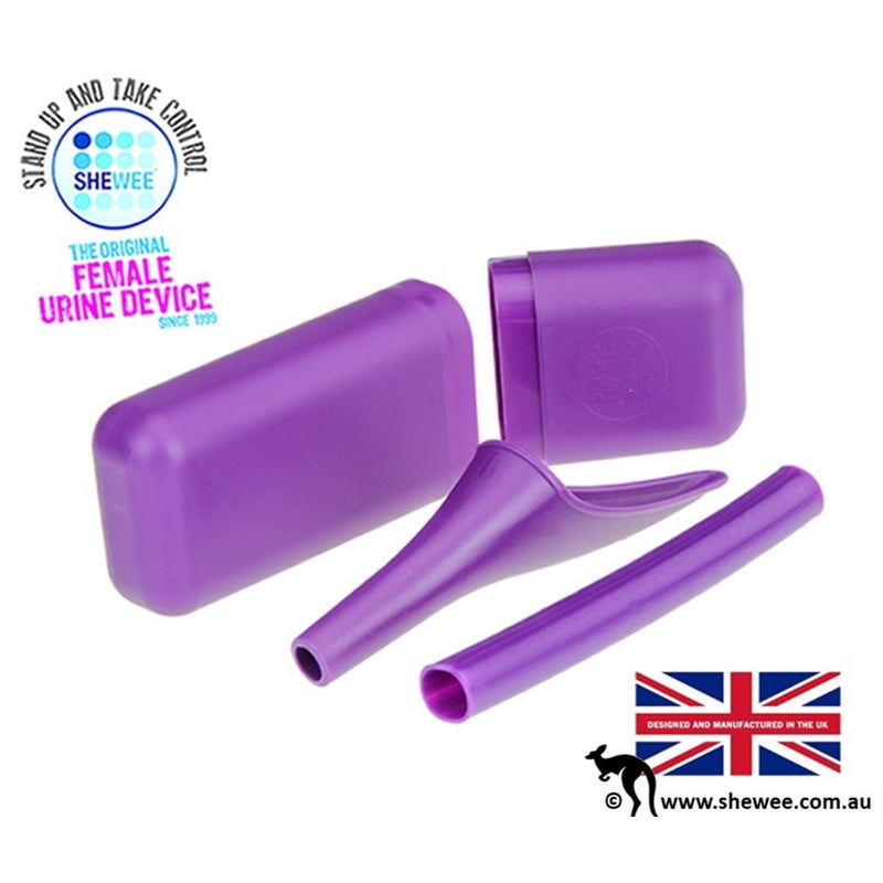 Load image into Gallery viewer, SHEWEE EXTREME FEMALE URINATION DEVICE WITH CASE &amp; TUBE [CLR:PURPLE]
