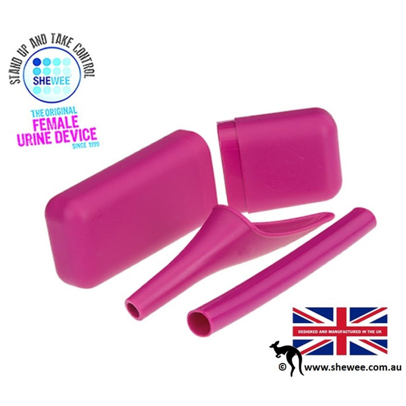 Load image into Gallery viewer, SHEWEE EXTREME FEMALE URINATION DEVICE WITH CASE &amp; TUBE [LENGTH:PINK]
