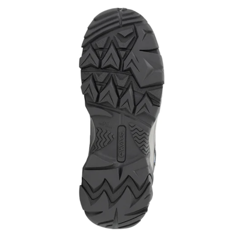 Load image into Gallery viewer, HI-TEC TARANTULA LOW WP HIKING SHOES WOMENS [CLR:GREY/CHARCOAL/CORNFLOWER SZ:8]
