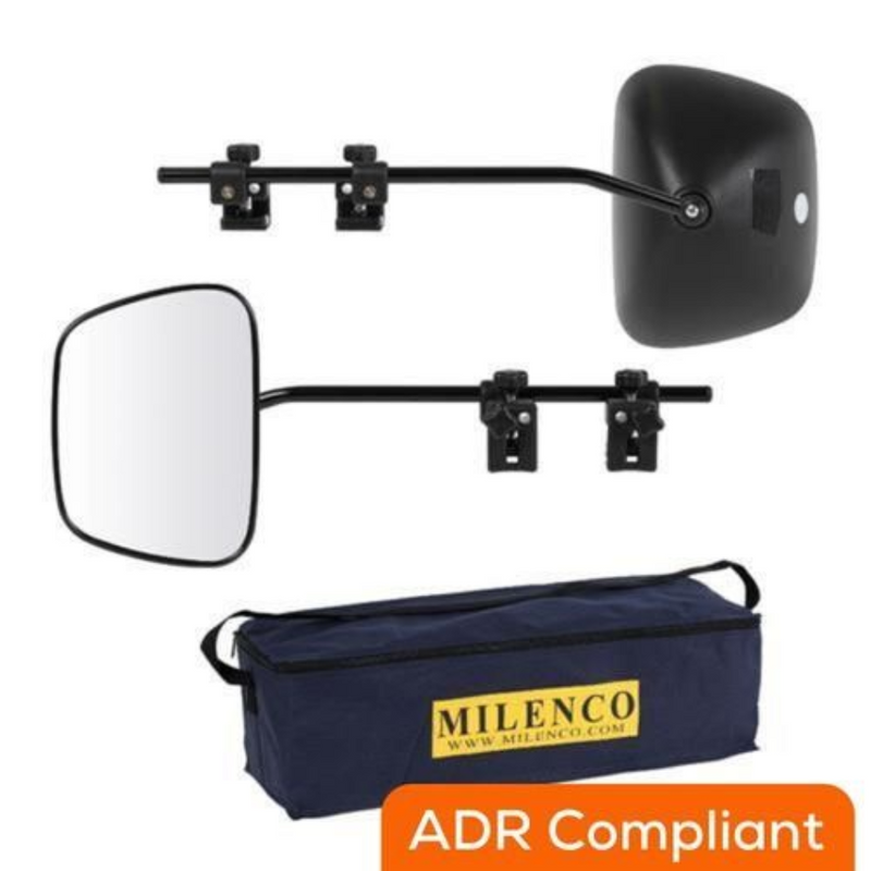 Load image into Gallery viewer, MILENCO GRAND AERO 4 TOWING MIRROR XXL - FLAT GLASS 
