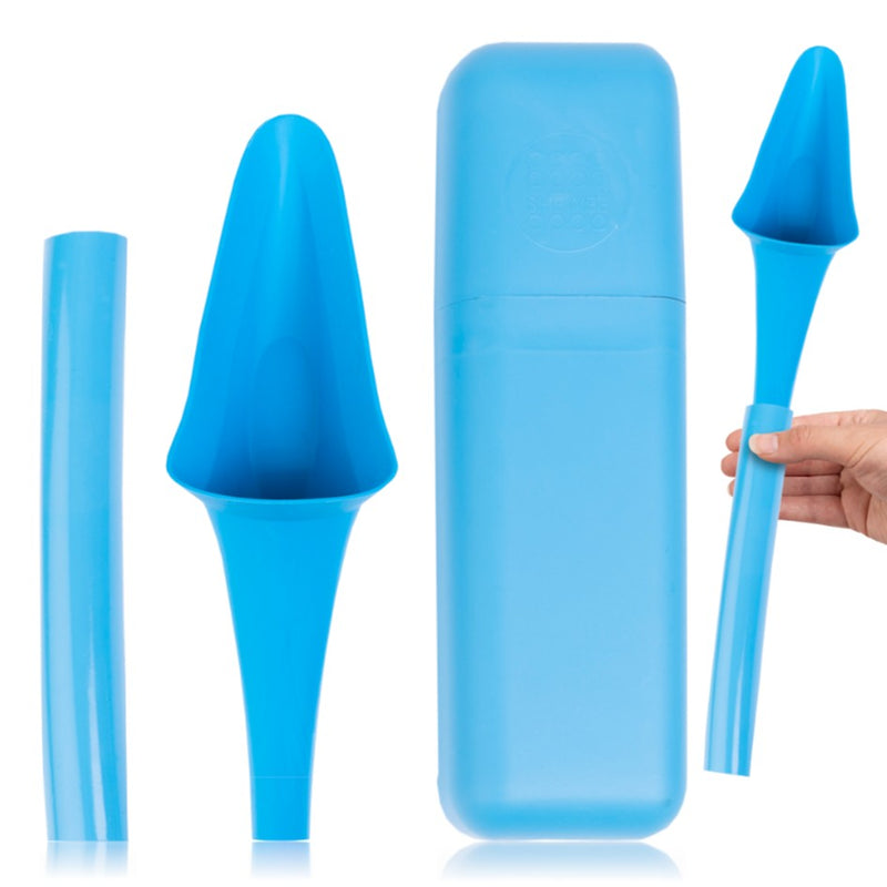 Load image into Gallery viewer, SHEWEE FLEXI FEMALE URINATION DEVICE WITH CASE &amp; TUBE [CLR:BLUE]
