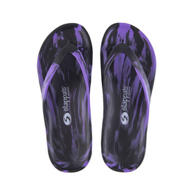 SLAPPA'S THONGS BLACK & PURPLE [SZ:45]
