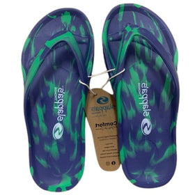 SLAPPA'S THONGS BLUE GREEN [SZ:35]