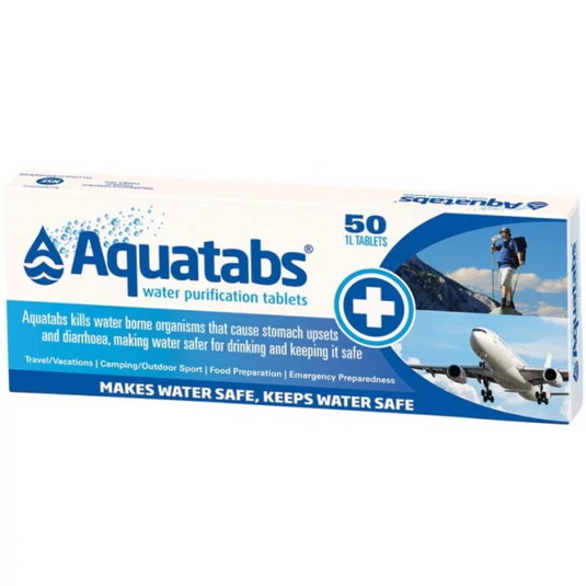 AQUATABS WATER PURIFICATION 50 TABLETS PER PACKET