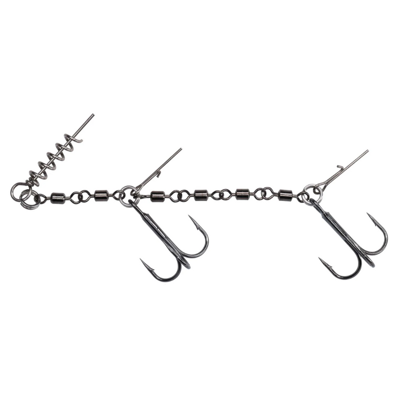 Load image into Gallery viewer, MIKADO JAWS EVO STINGER RIG [SZ:DOUBLE]

