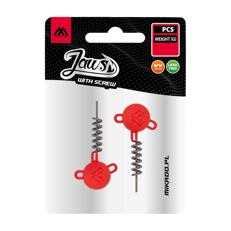 Load image into Gallery viewer, MIKADO JAWS JIG HEAD SCREW IN ORANGE [SZ:5G]
