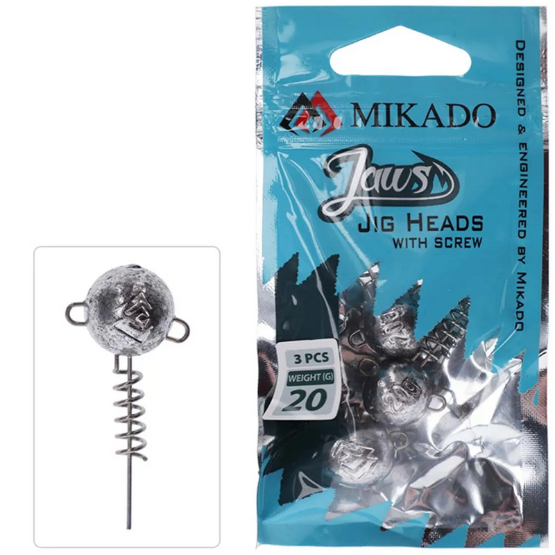 Load image into Gallery viewer, MIKADO JAWS JIG HEAD SCREW IN [SZ:20G]
