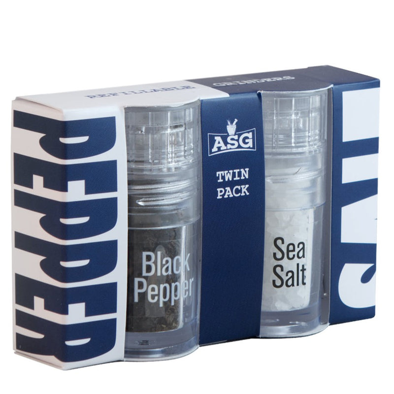 Load image into Gallery viewer, ASG MINI GRINDER SALT &amp; PEPPER SET
