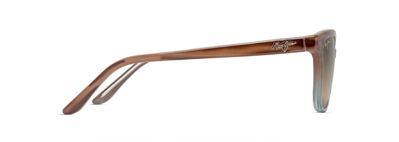 Load image into Gallery viewer, MAUI JIM HONI SUNGLASSES SANDSTONE WITH BLUE THIN GLASS NEUTRAL GREY 
