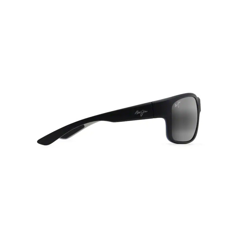 Load image into Gallery viewer, MAUI JIM SOUTHERN CROSS SUNGLASSES SOFT BLACK WITH SEA BLUE GREY THIN GLASS NEUTRAL GREY
