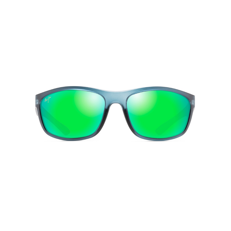 Load image into Gallery viewer, MAUI JIM NUU LANDING MATTE TEAL W/ AQUAMARINE RUBBER THIN GLASS MAUI GREEN
