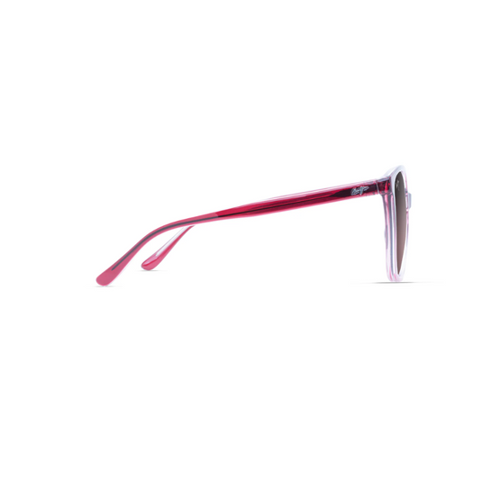 MAUI JIM GOOD FUN RASPBERRY FADE THIN GLASS MAUI ROSE 