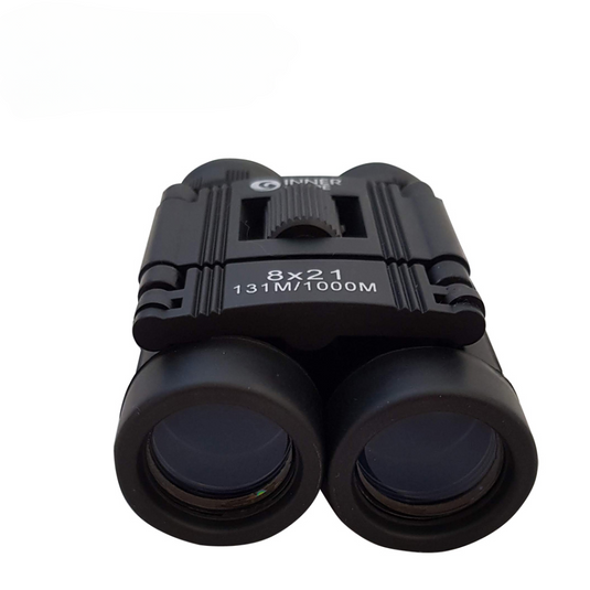 INNERCORE 8X21 BLACK COMPACT ALUMINIUM BINOCULARS
