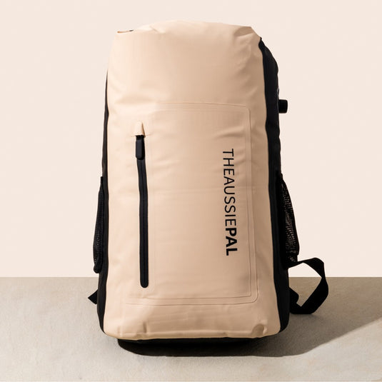 AUSSIE PAL INSULATED COOLER BACKPACK 20L [CLR:SAND]