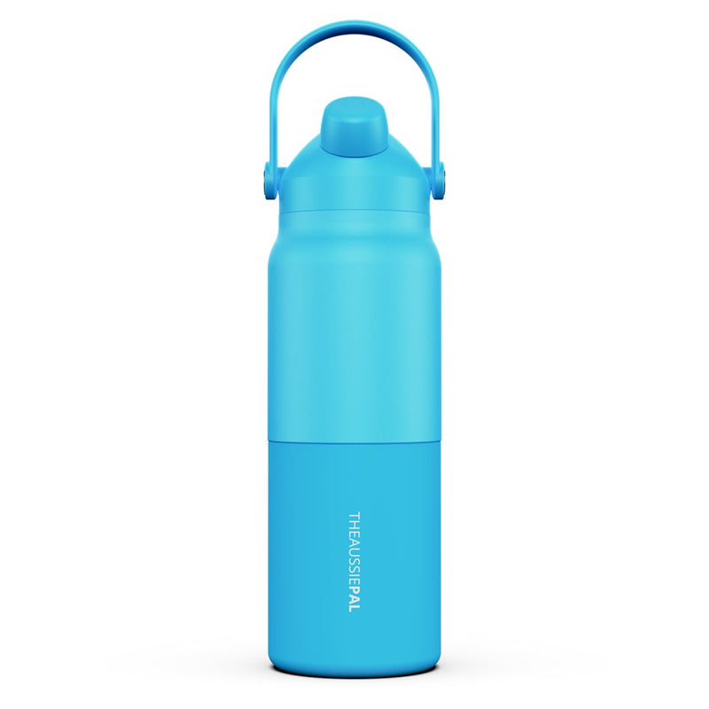 Load image into Gallery viewer, AUSSIE PAL INSULATED WATER BOTTLE 1L [CLR:BLUE]
