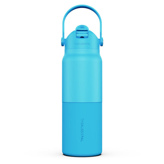AUSSIE PAL INSULATED WATER BOTTLE 1L [CLR:BLUE]