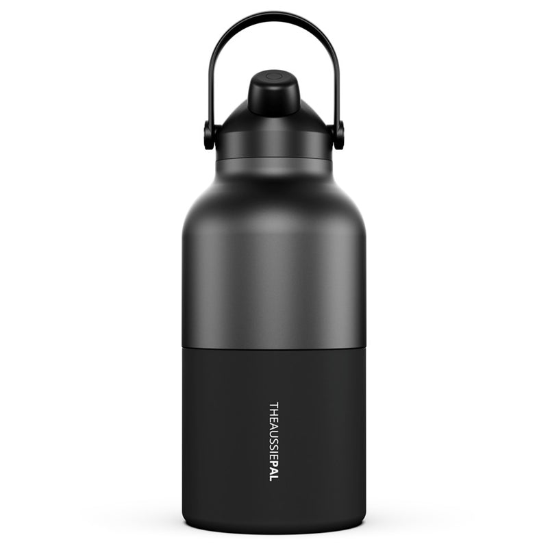 Load image into Gallery viewer, AUSSIE PAL INSULATED WATER BOTTLE 2L [CLR:BLACK]
