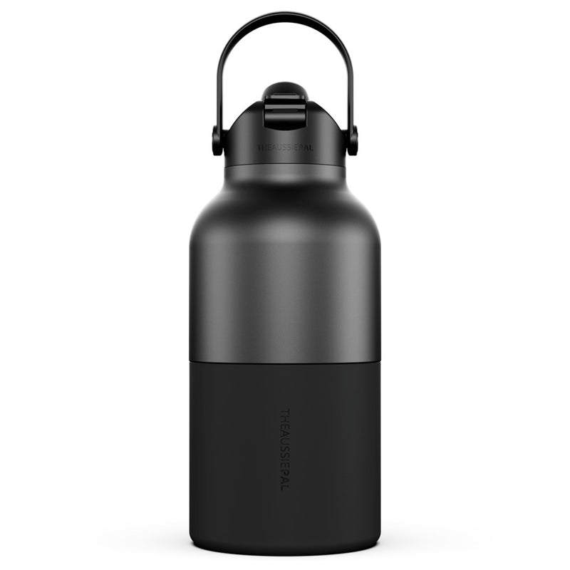 Load image into Gallery viewer, AUSSIE PAL INSULATED WATER BOTTLE 2L [CLR:BLACK]
