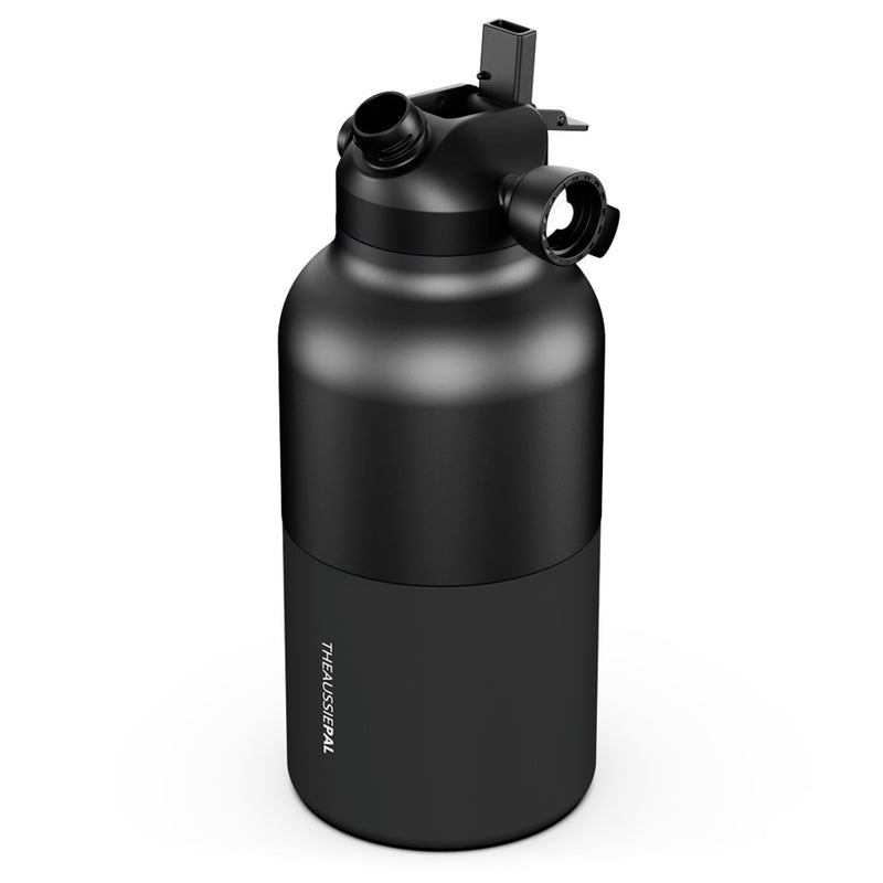 Load image into Gallery viewer, AUSSIE PAL INSULATED WATER BOTTLE 2L [CLR:BLACK]
