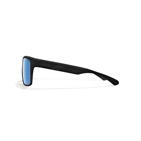 ZEAL OPTICS BREWER [FRAME:GLOSS BLACK LENS:HORIZON BLUE]