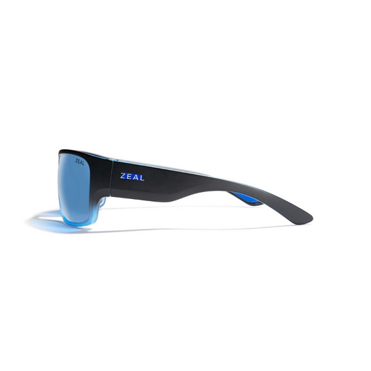 ZEAL OPTICS DECKER [FRAME:BLACK MARINER LENS:HORIZON BLUE]