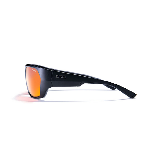 ZEAL OPTICS CADDIS [FRAME:MATTE BLACK LENS:ELLUME PHOENIX MIRROR]