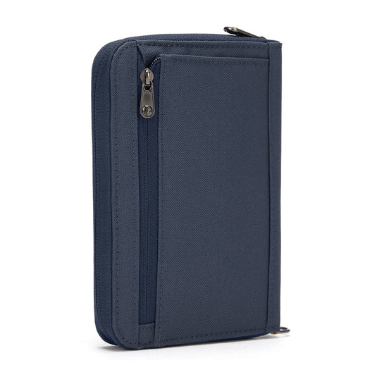 PACSAFE RFIDSAFE COMPACT TRAVEL ORGANIZER COASTAL BLUE