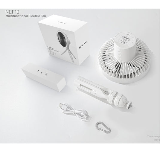 NITECORE NEF10 MULTIFUNCTIONAL ELECTRIC FAN - GREY