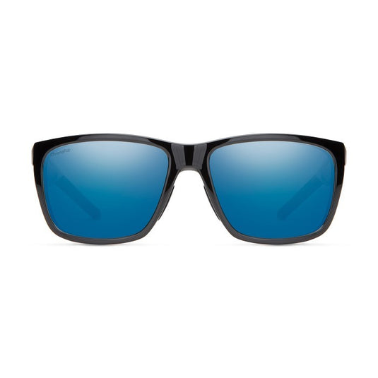 SMITHS OPTICS LONGFIN BLACK CHROMAPOP POLARIZED BLUE MIRROR 