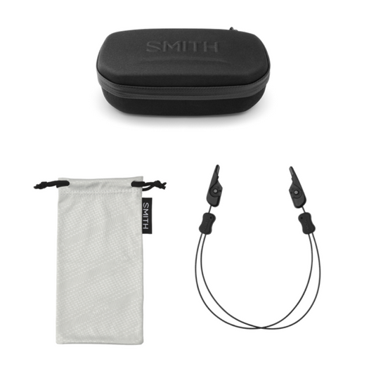 SMITHS OPTICS REDDING MATTE BLACK CHROMAPOP GLASS POLARIZED BLUE MIRROR 