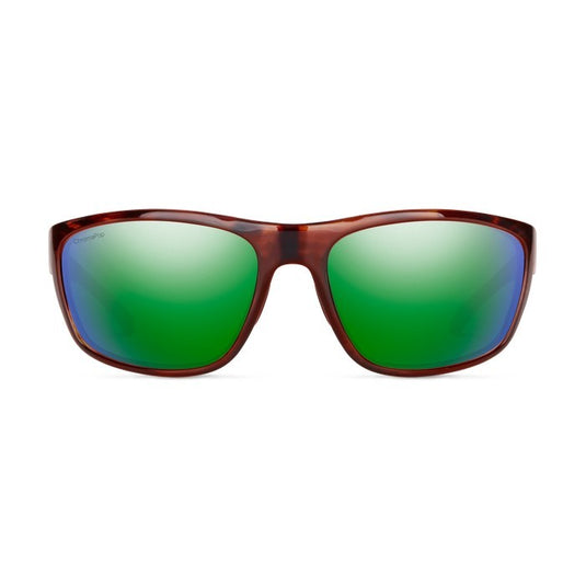 SMITHS OPTICS REDDING TORTOISE CHROMAPOP GLASS POLARIZED GREEN MIRROR 