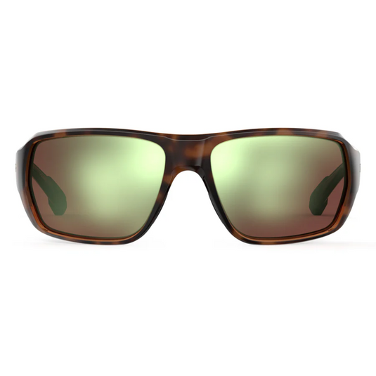 SMITHS OPTICS CASTAWAY TORTOISE CHROMAPOP GLASS POLARIZED GREEN MIRROR 