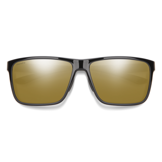 SMITHS OPTICS RIPTIDE BLACK CHROMAPOP POLARIZED BRONZE MIRROR 