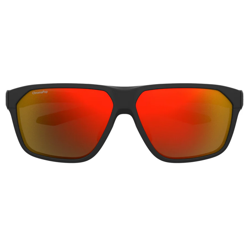 Load image into Gallery viewer, SMITHS OPTICS LEADOUT PIVLOCK MATTE BLACK ORANGE CHROMAPOP RED MIRROR
