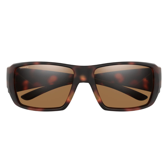 SMITHS OPTICS GUIDE'S CHOICE XL MATT TORTOISE CHROMAPOP GLASS POLARIZED BROWN