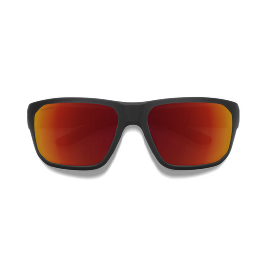 SMITHS OPTICS ARVO MATTE BLACK CHROMAPOP POLARIZED RED MIRROR