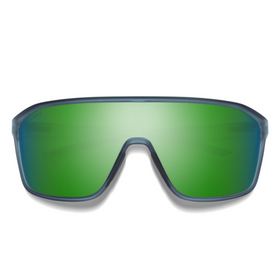 SMITHS OPTICS BOOMTOWN MATTE STONE CRYSTAL CHROMAPOP GREEN MIRROR