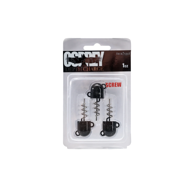 Load image into Gallery viewer, IRUKANDJI OSPREY DEPTH CHARGE SCREW IN JIG HEAD [SZ:28G]

