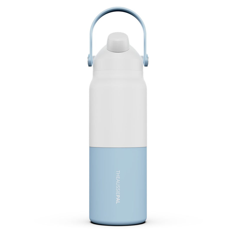 Load image into Gallery viewer, AUSSIE PAL INSULATED WATER BOTTLE 1L [CLR:SEABREEZE LAYERS]

