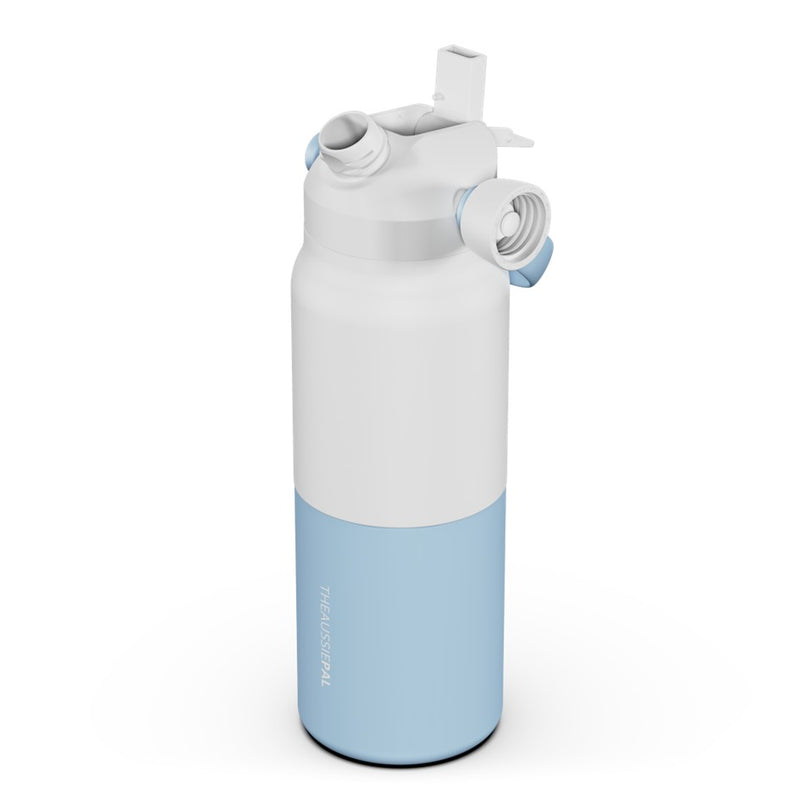 Load image into Gallery viewer, AUSSIE PAL INSULATED WATER BOTTLE 1L [CLR:SEABREEZE LAYERS]

