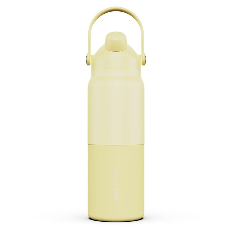 Load image into Gallery viewer, AUSSIE PAL INSULATED WATER BOTTLE 1L [CLR:BUTTER]
