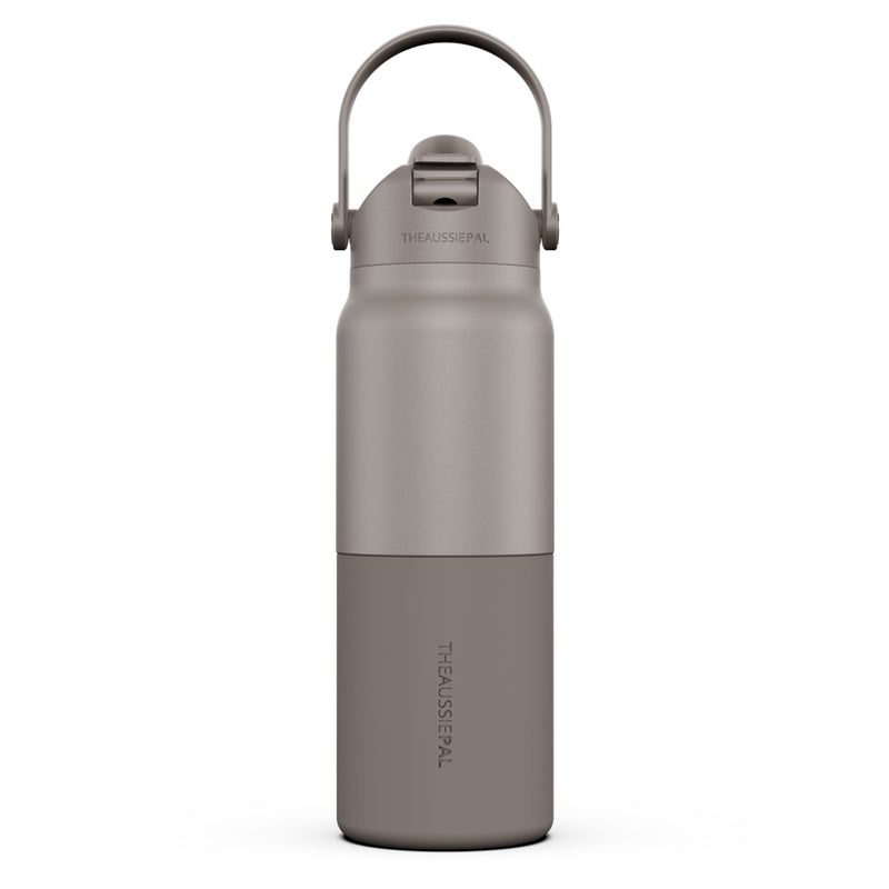 Load image into Gallery viewer, AUSSIE PAL INSULATED WATER BOTTLE 1L [CLR:STONE]
